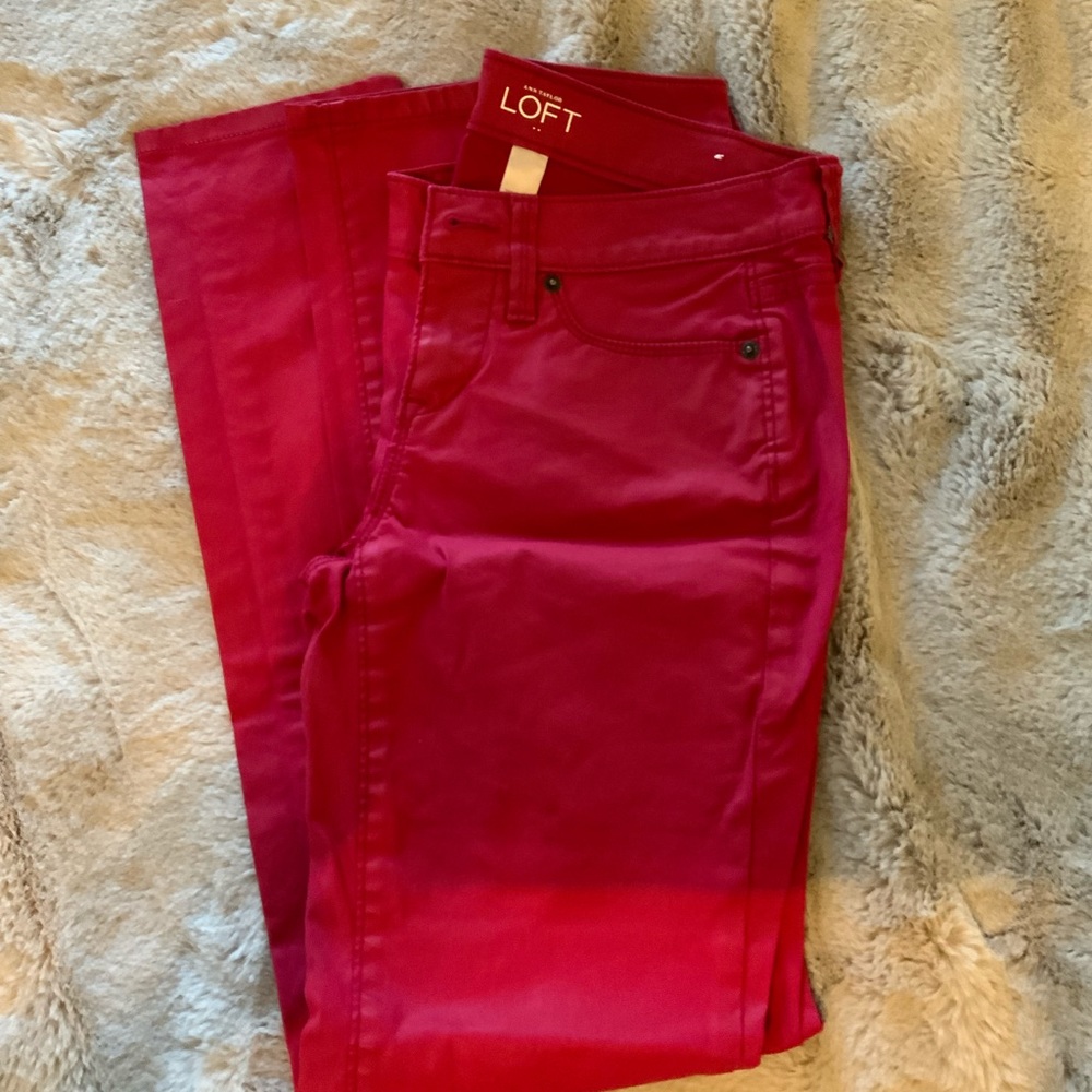 Loft coated jeans